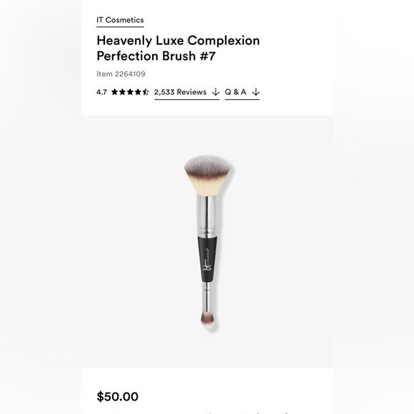 IT Cosmetics Heavenly Luxe Complexion Brush #7 NEW IN PKG - Picture 3 of 5